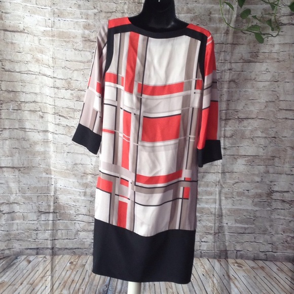 Pennyblack color block silky shift dress - Picture 3 of 6